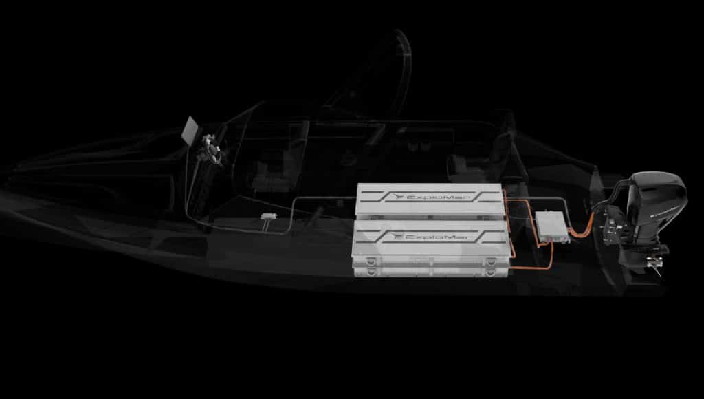 Electric Outboard System - 300HP - 240kWh semi solid Battery