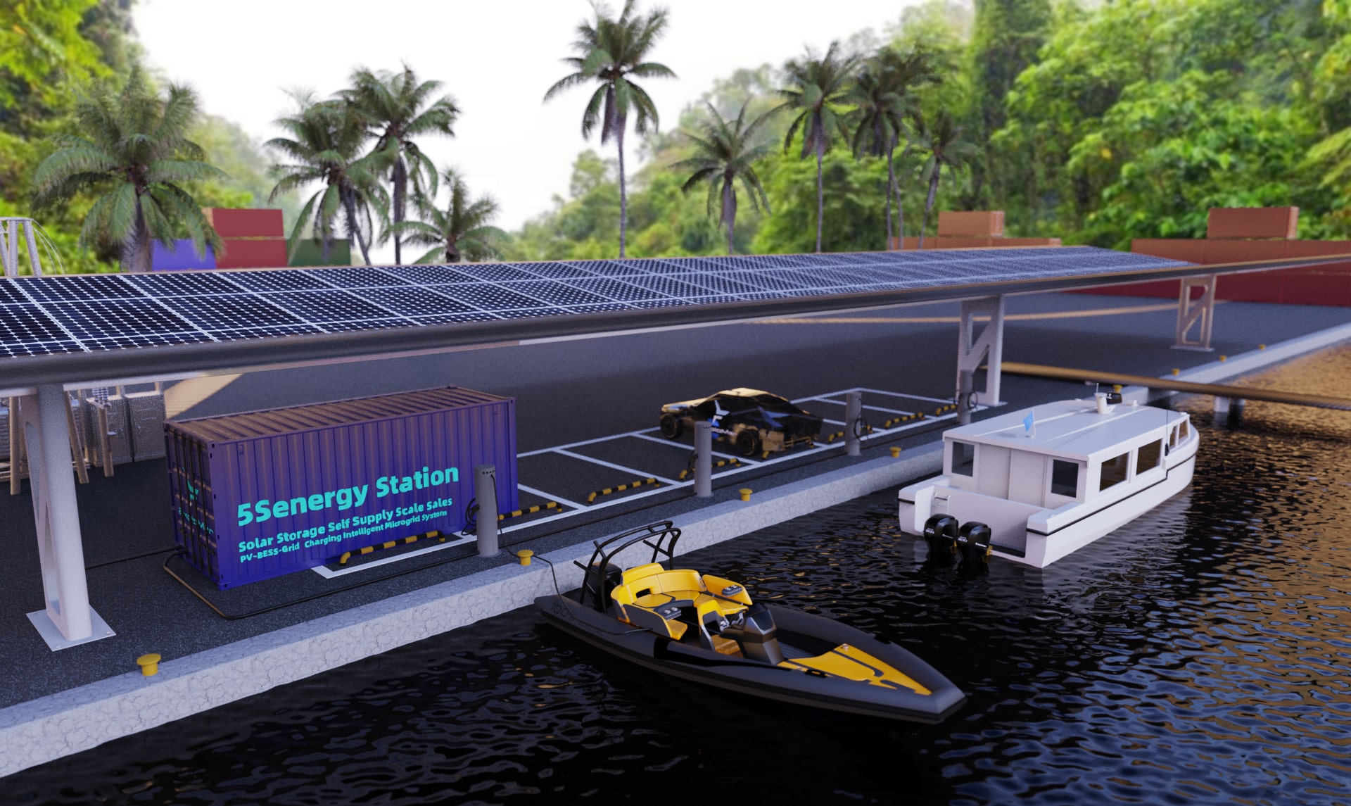 OVERVIEW OF 5S energy station from ExploMar